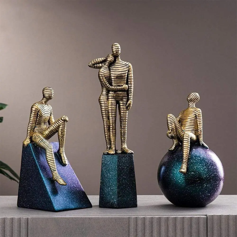 Symbolic Figure Accent Sculpture