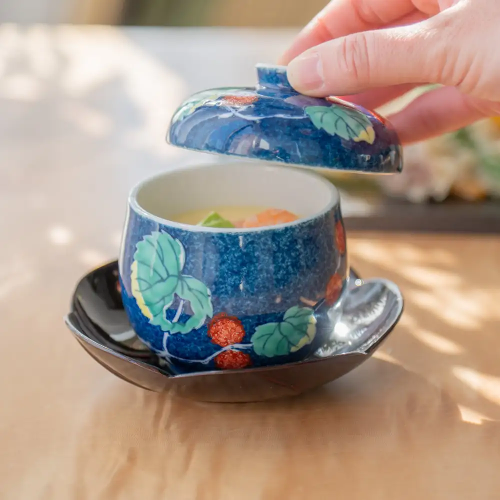 Deep Porcelain Steamed Egg Bowl