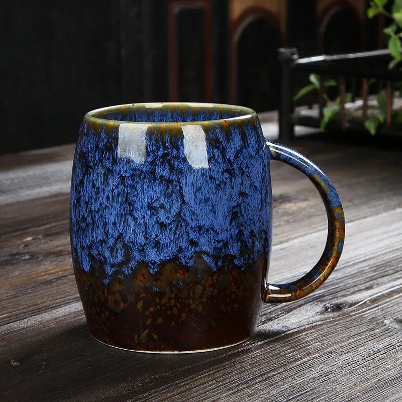 Patterned Ceramic Coffee Mug