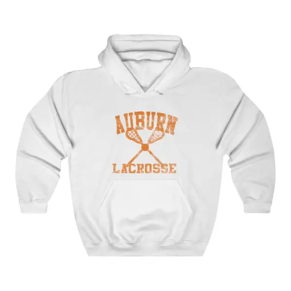 Vintage Lacrosse Graphic Pullover Hoodie