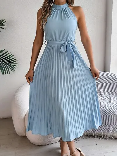 Pleated Casual Dress
