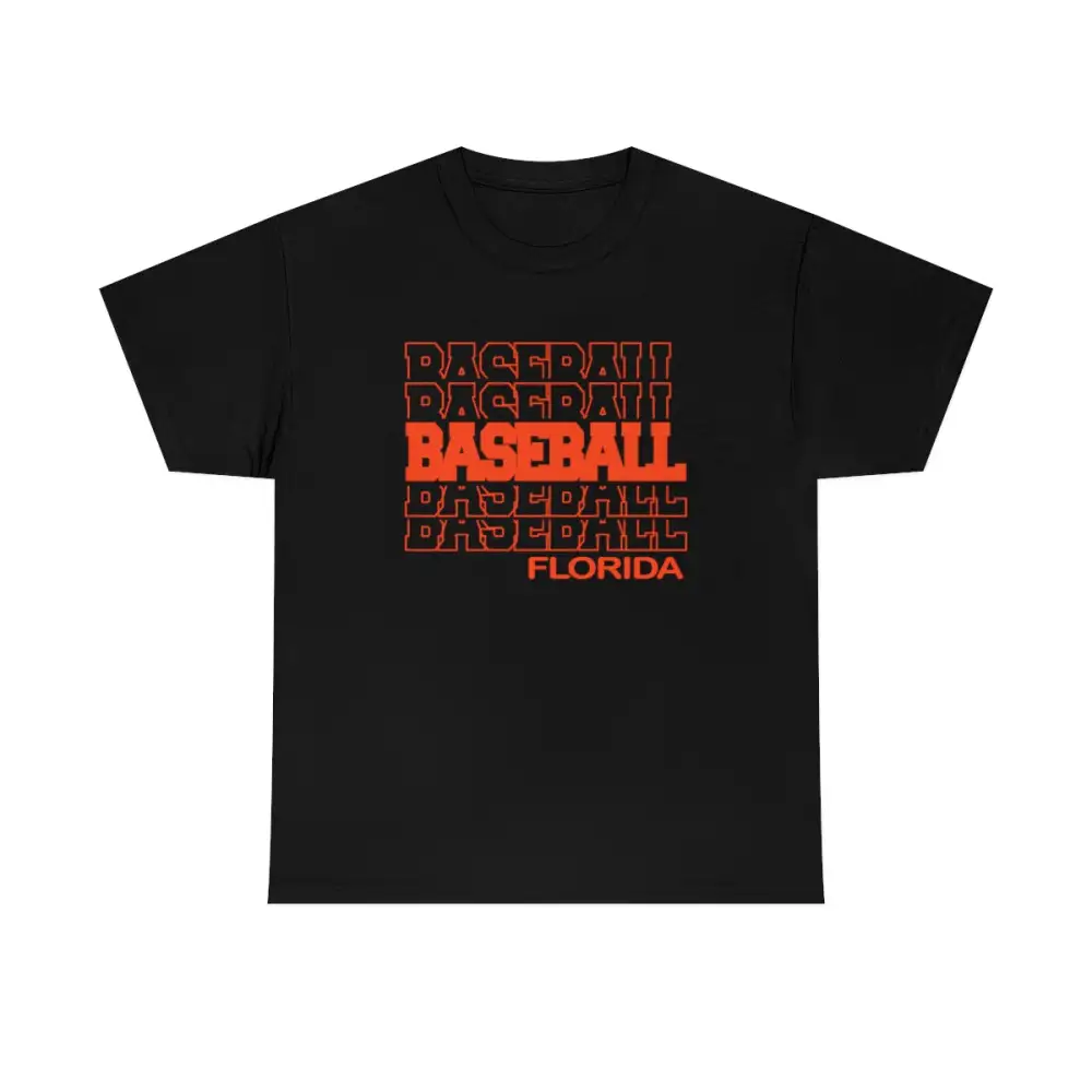 Baseball Florida in Modern Stacked Lettering