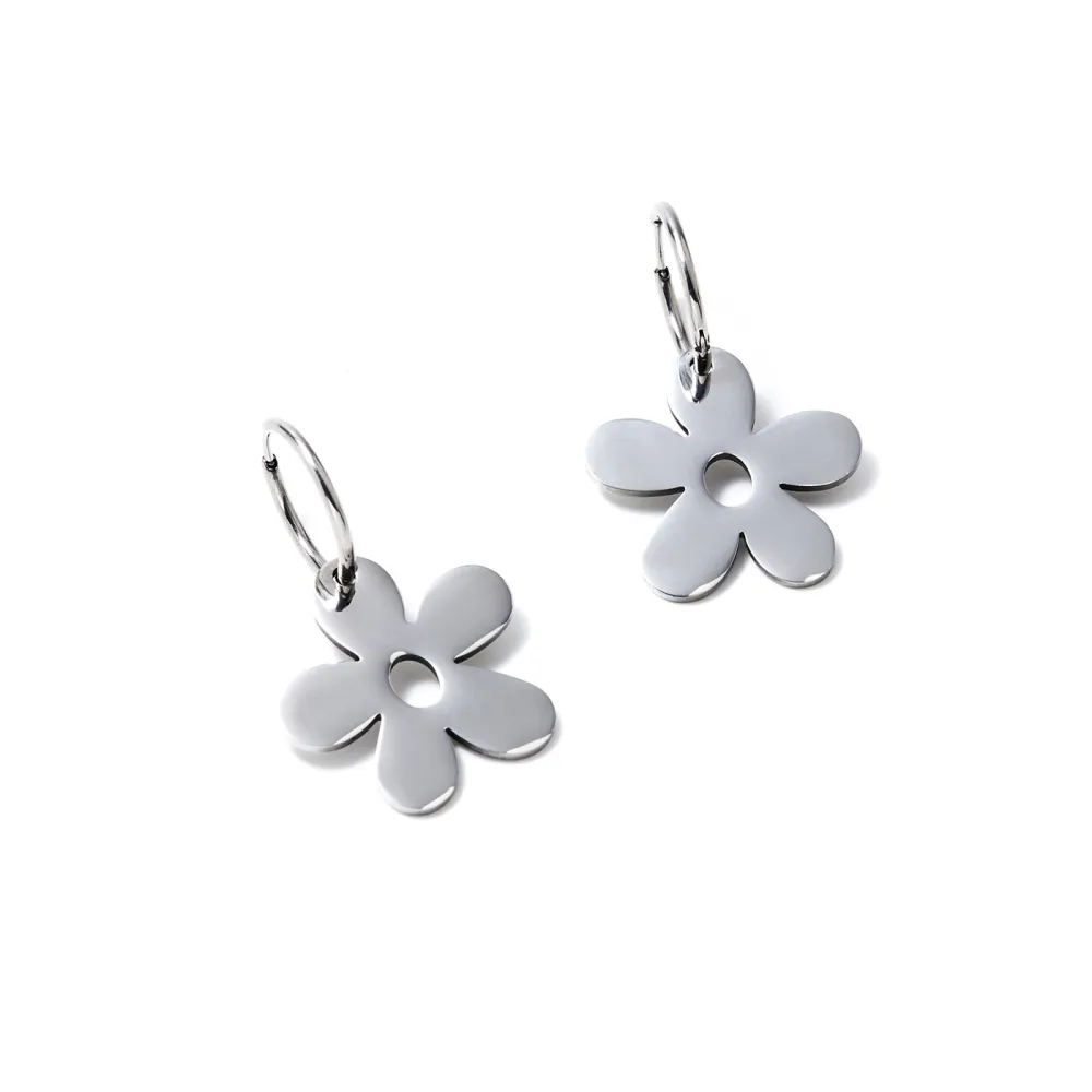Flower Silhouette Earrings