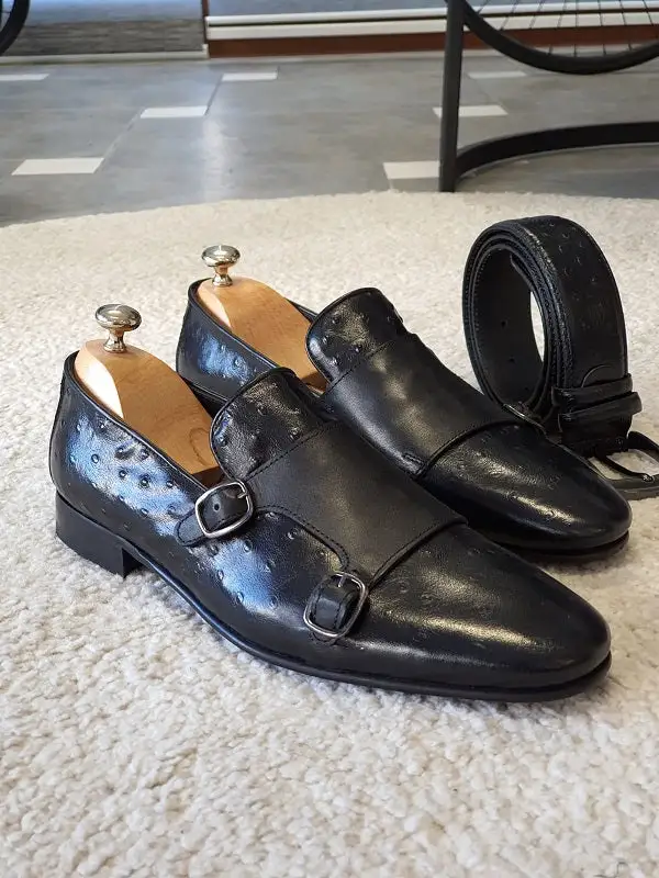 Modern Double Monk Strap Shoes