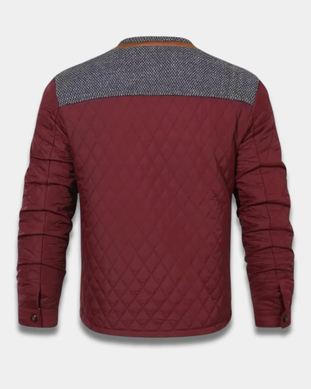 Diamond Quilted Button Jacket