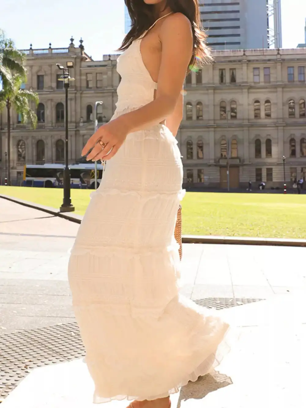 Elegant Sleeveless Top And Maxi Skirt Set