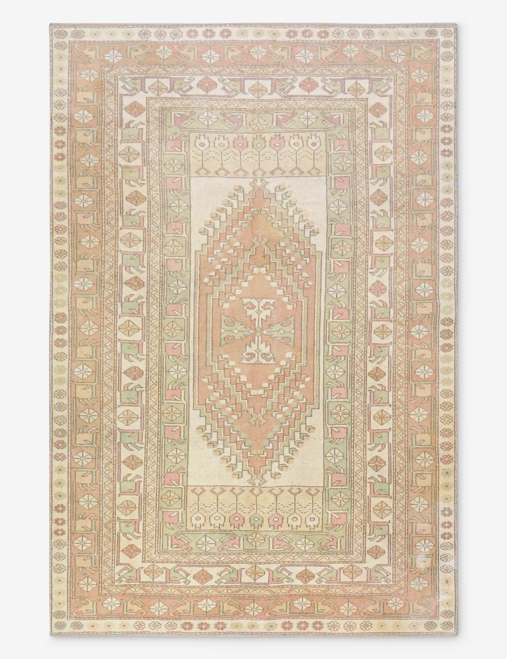 Warm Distinctive Handcrafted Turkish Inspired Hand Knotted Wool Area Rug