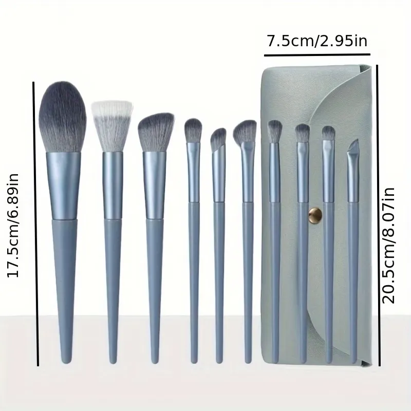 10-Piece Makeup Brush Set