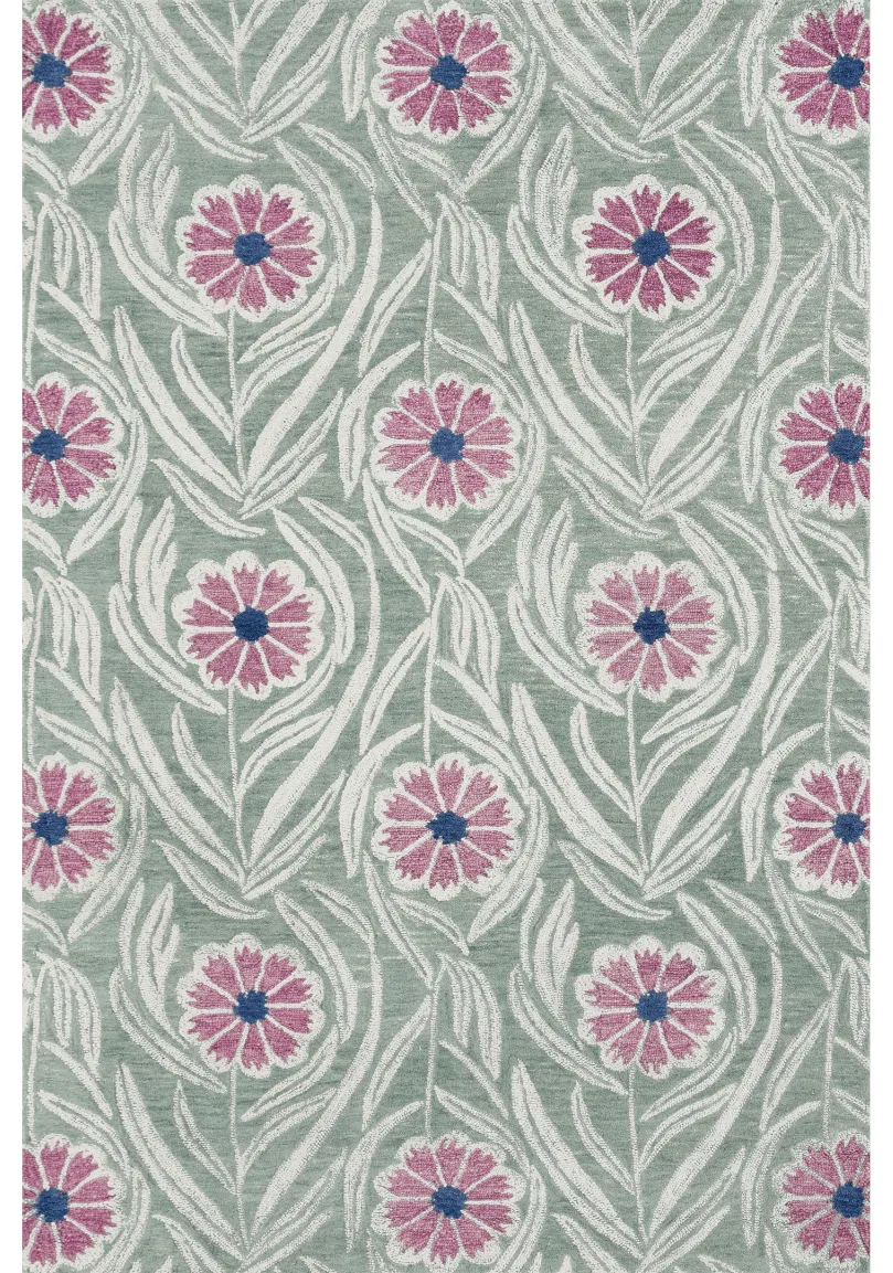Artisan Crafted Botanical Wool Area Rug