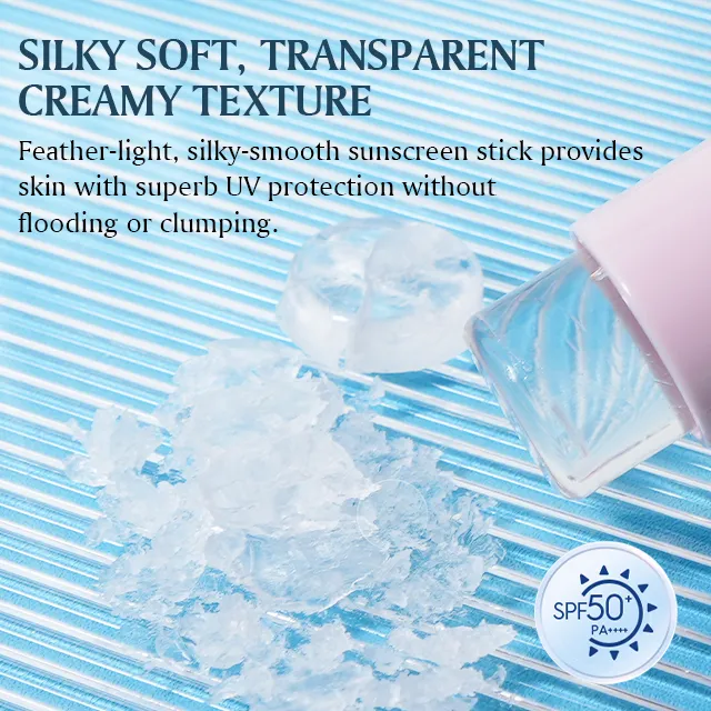 Sun Stick Broad Spectrum SPF 50 Water Resistant Invisible Sunscreen Stick For Face And Body