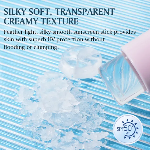Sun Stick Broad Spectrum SPF 50 Water Resistant Invisible Sunscreen Stick For Face And Body
