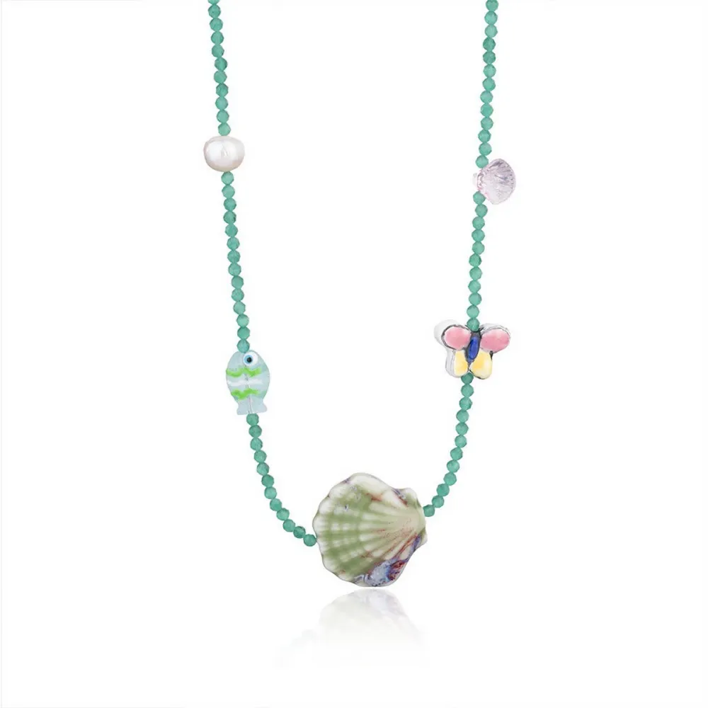 Crystal Shell Necklace