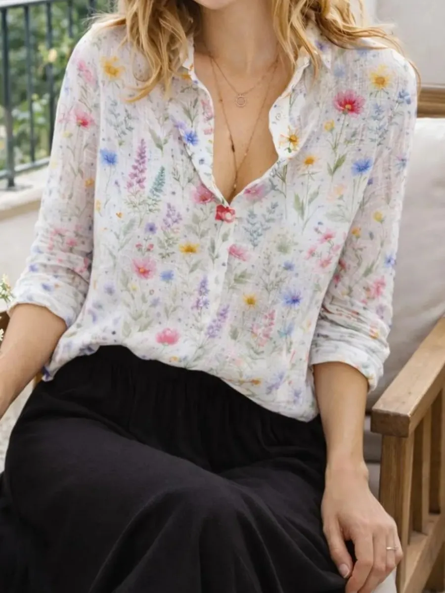 Floral Button Up Shirt
