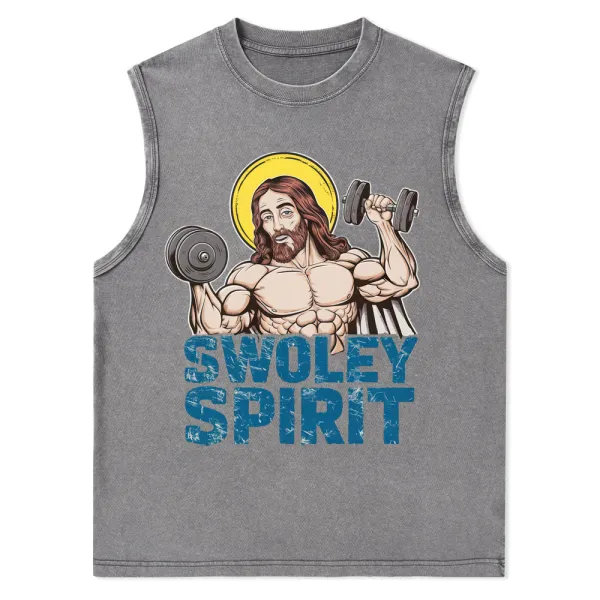 Swoley Spirit Christian Washed Tank Top