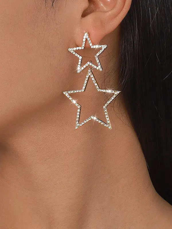 Curved Textured Accent Earrings
