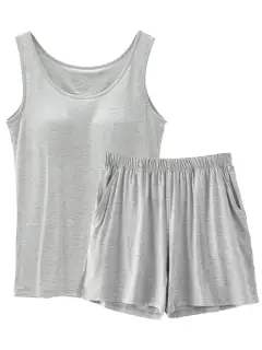 Refined Shorts Matching Set