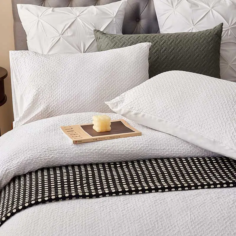 Seersucker Cotton Quilt Cover Set