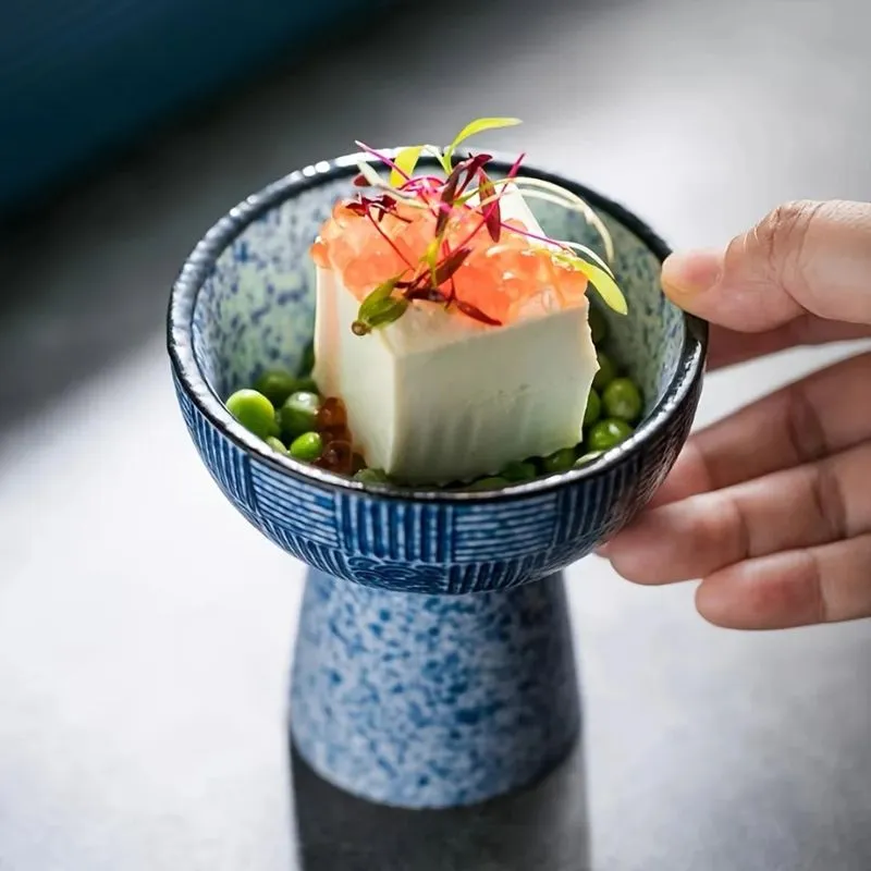 Ceramic Pedestal Dessert Bowls