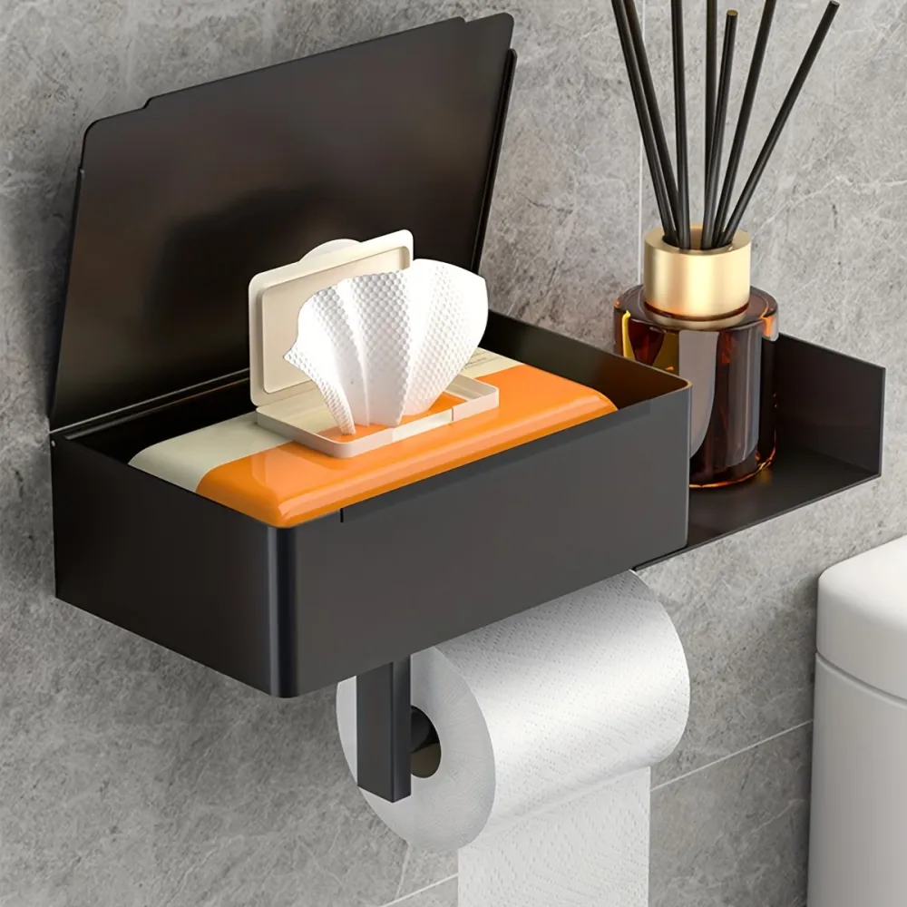 Wall-Mount Toilet Paper Holder