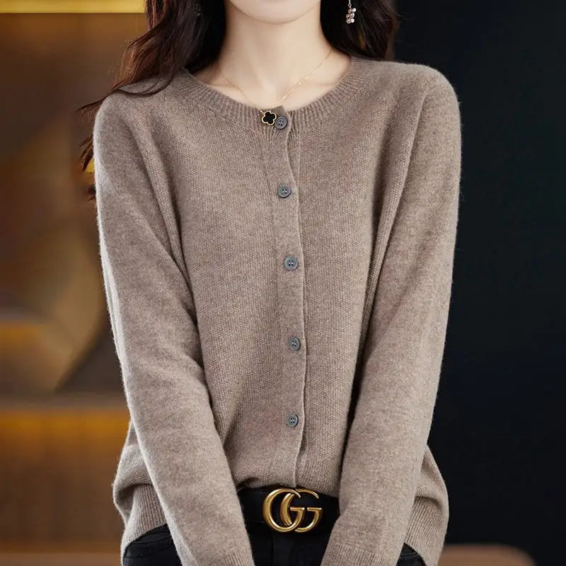 Lightweight Wool Cardigan