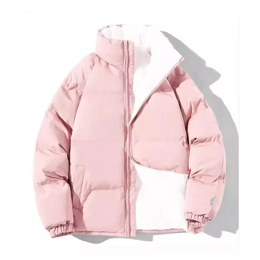Quilted Teddy Stand Collar Bomber Jacket