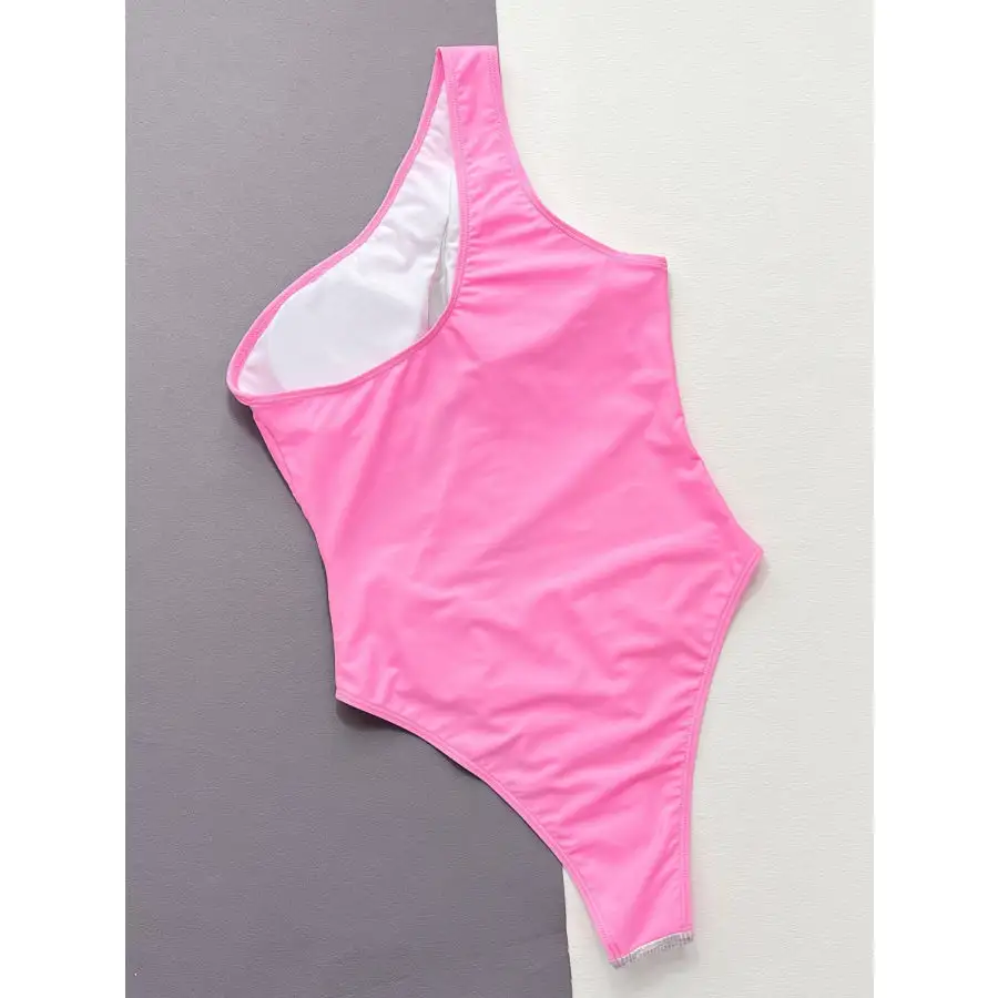 Women's Contrast One-Piece Swimsuit