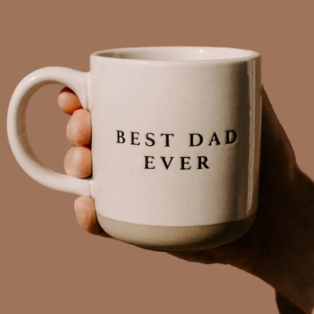 Best Dad Stoneware Coffee Mug