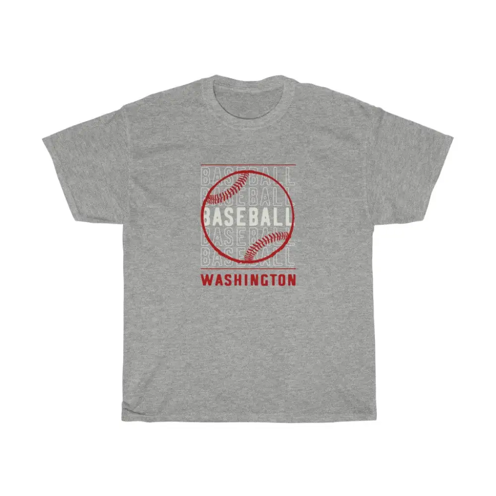 Baseball Washington with Baseball Graphic T-Shirt