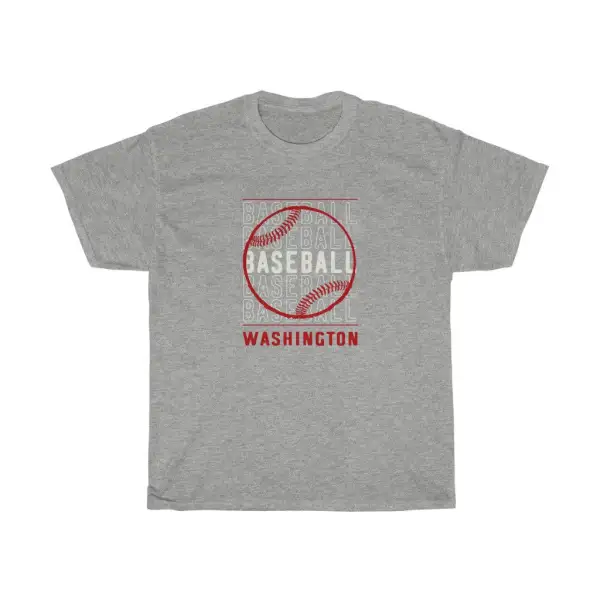 Baseball Washington with Baseball Graphic T-Shirt