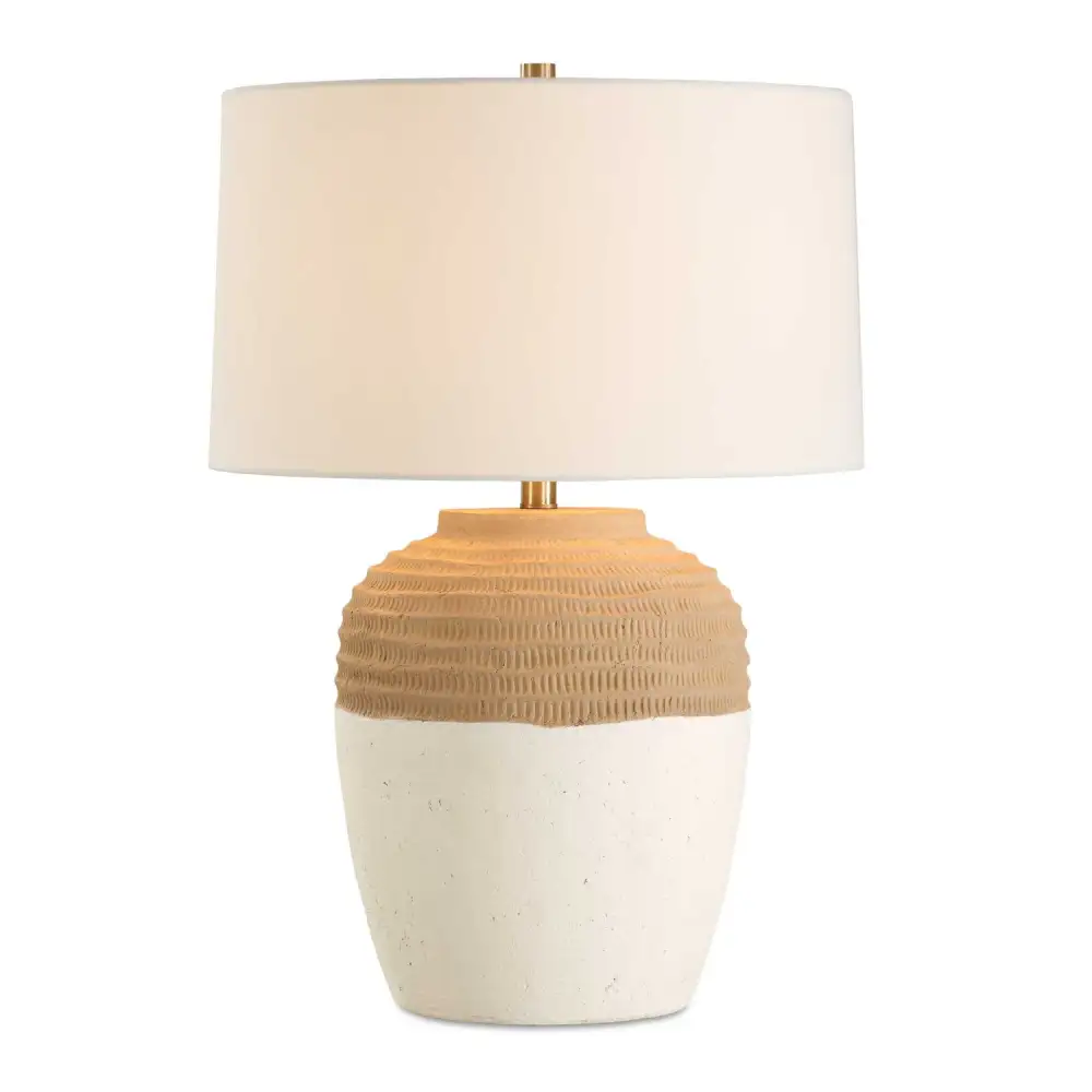 Ceramic Two-Toned Table Lamp
