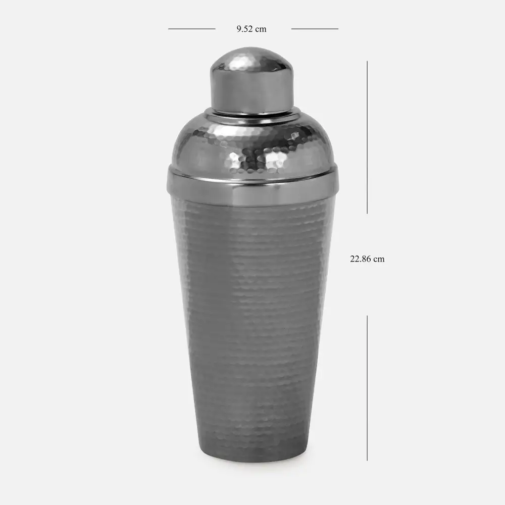 Hammered Metal Cocktail Shaker