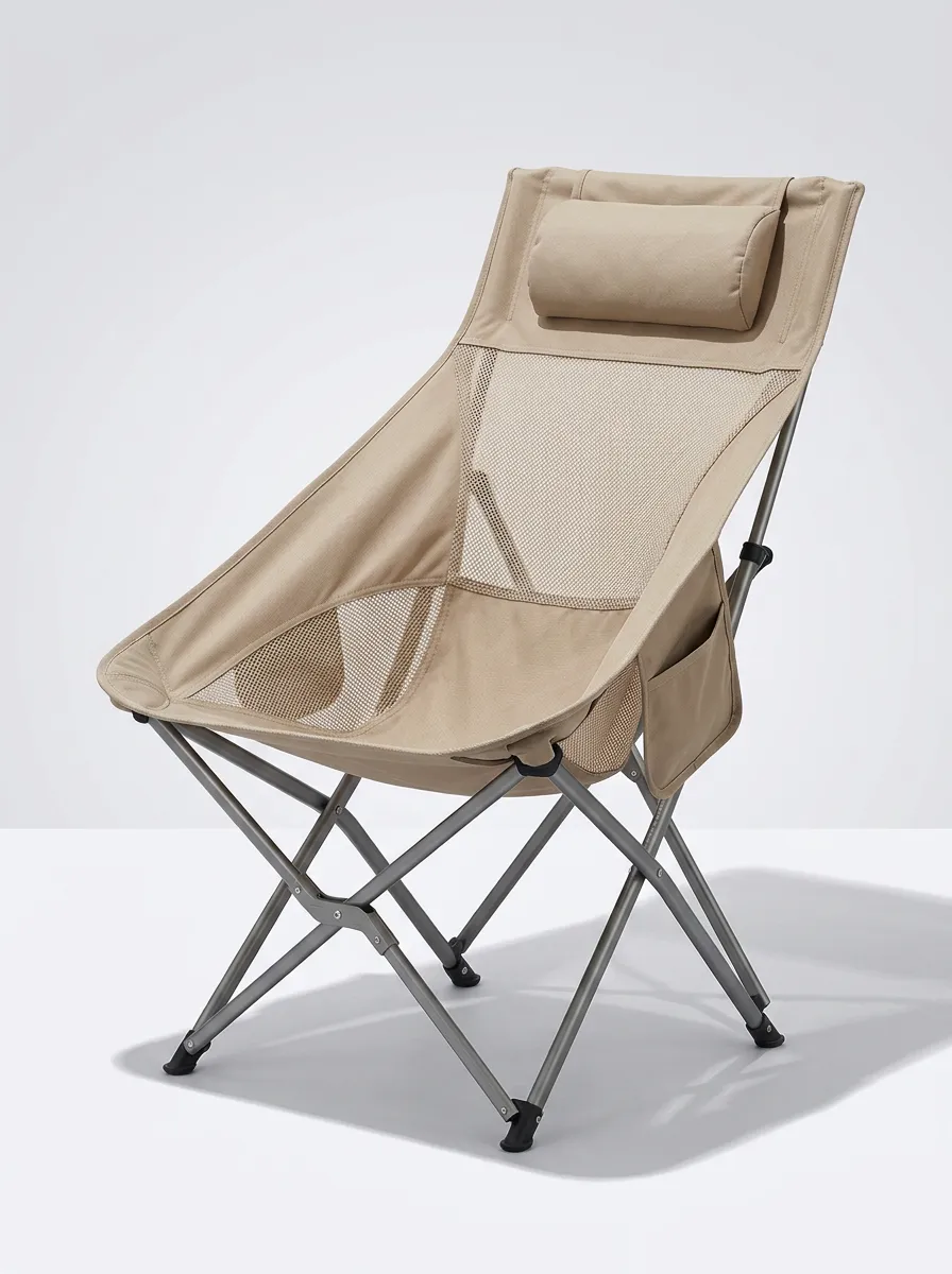 Portable Folding Chair with Mesh Back