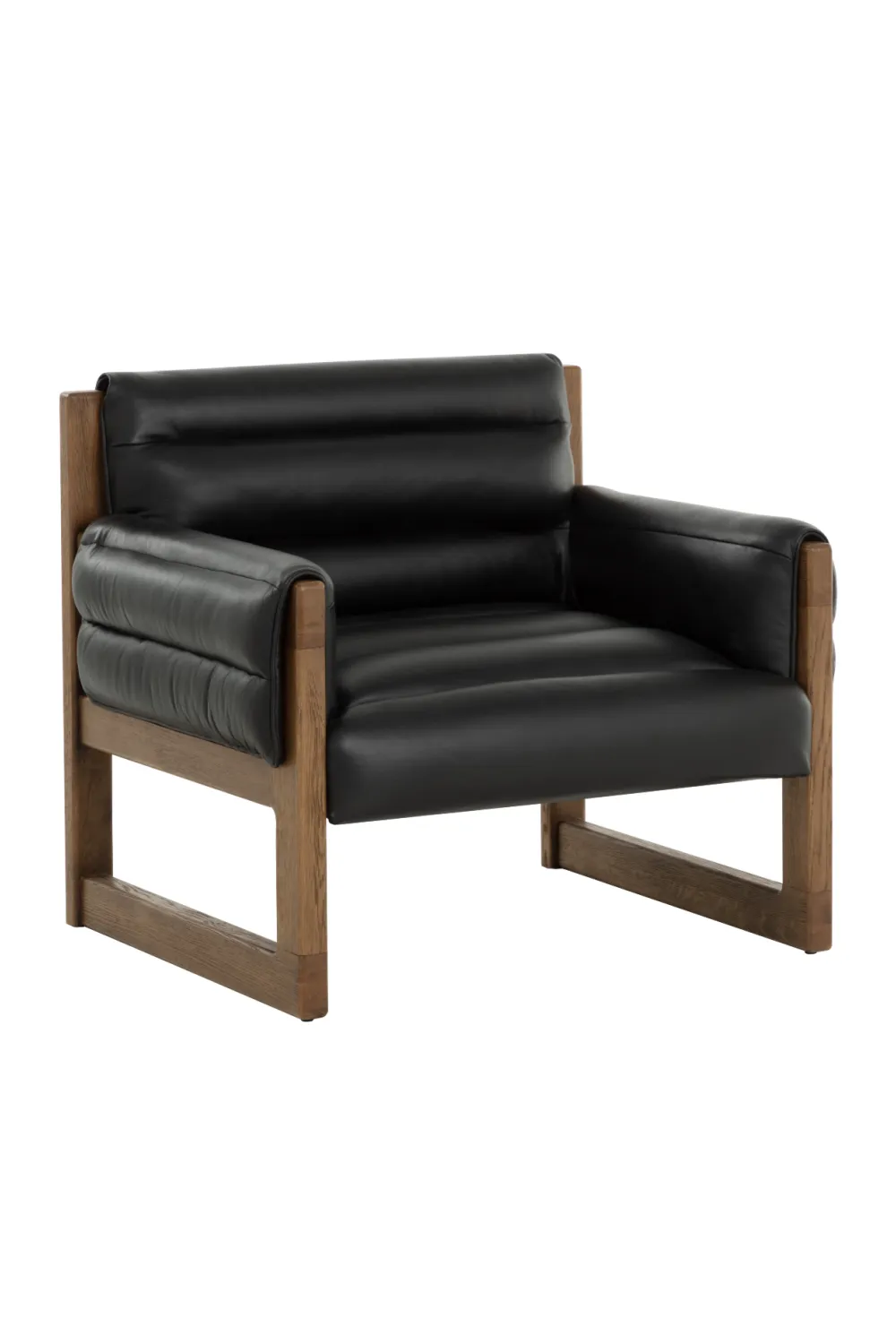 Tufted Leather Lounge Chair