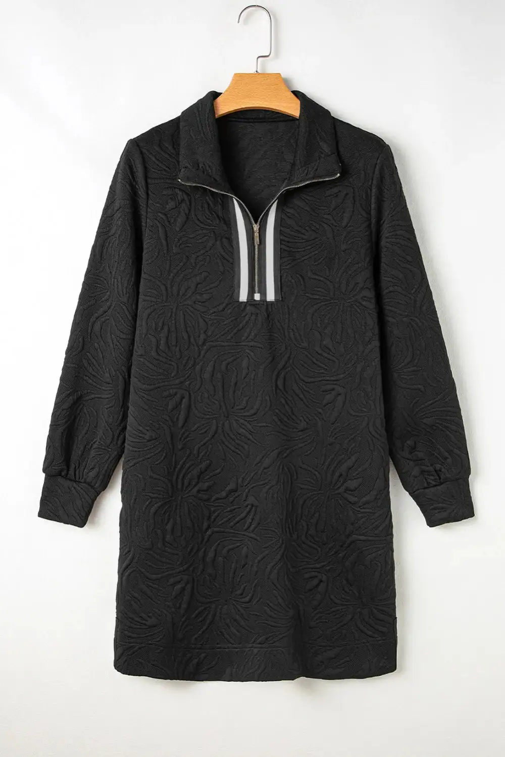 Modern Long-Sleeve Mini Dress