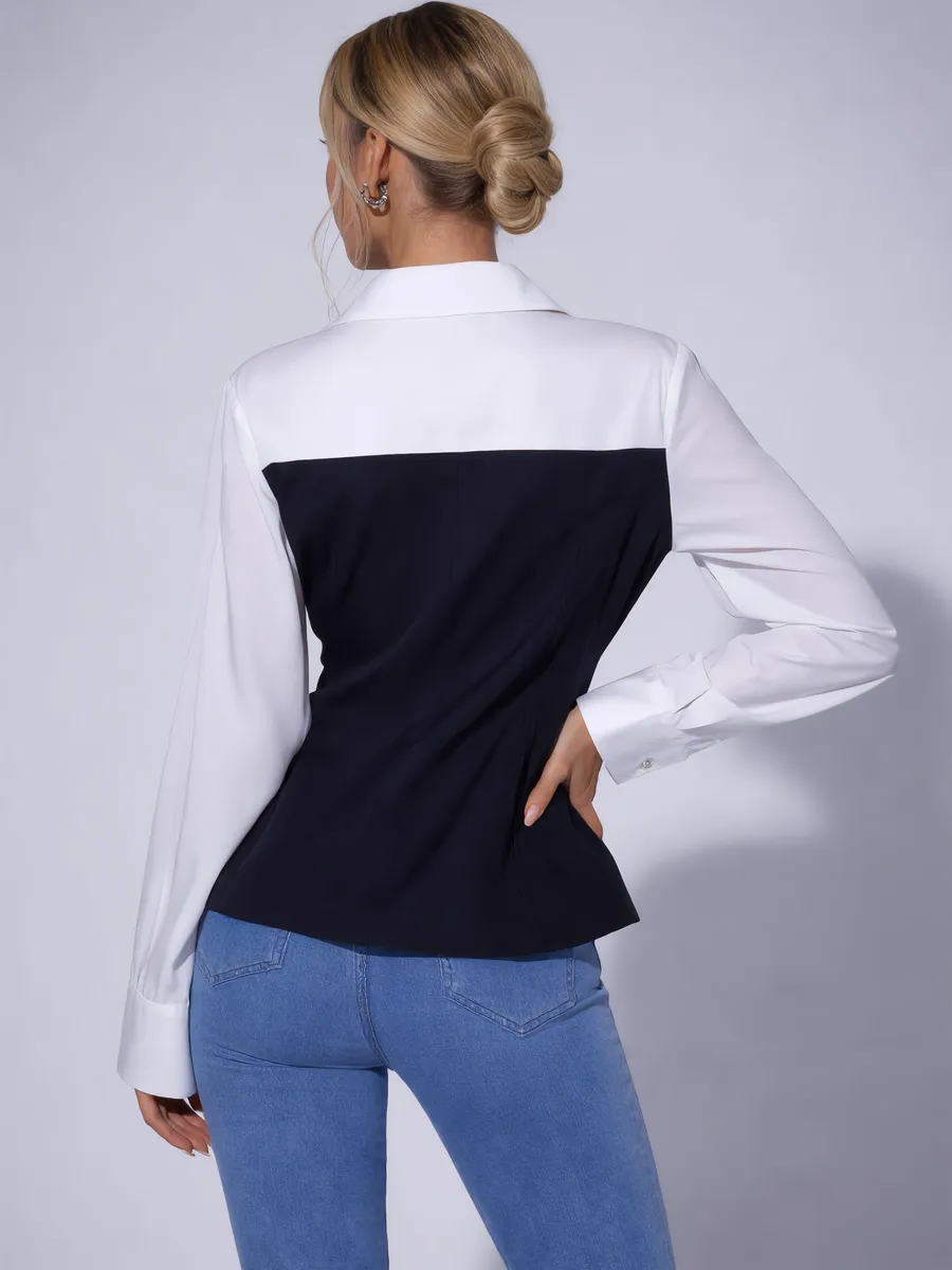 Ayla Sequined Long-Sleeve Shirt