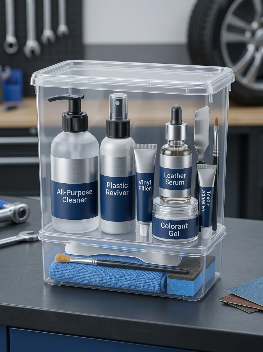 Leather Vinyl and Plastic Interior Repair Kit