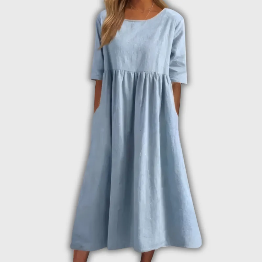 Refined Relaxed Everyday Casual Dress