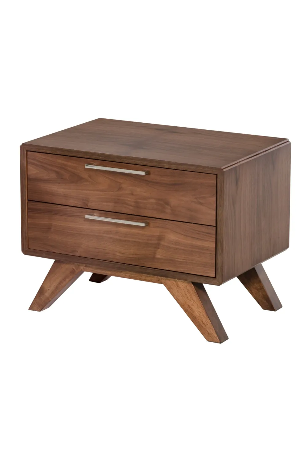 Refined Drawer Walnut Nightstand