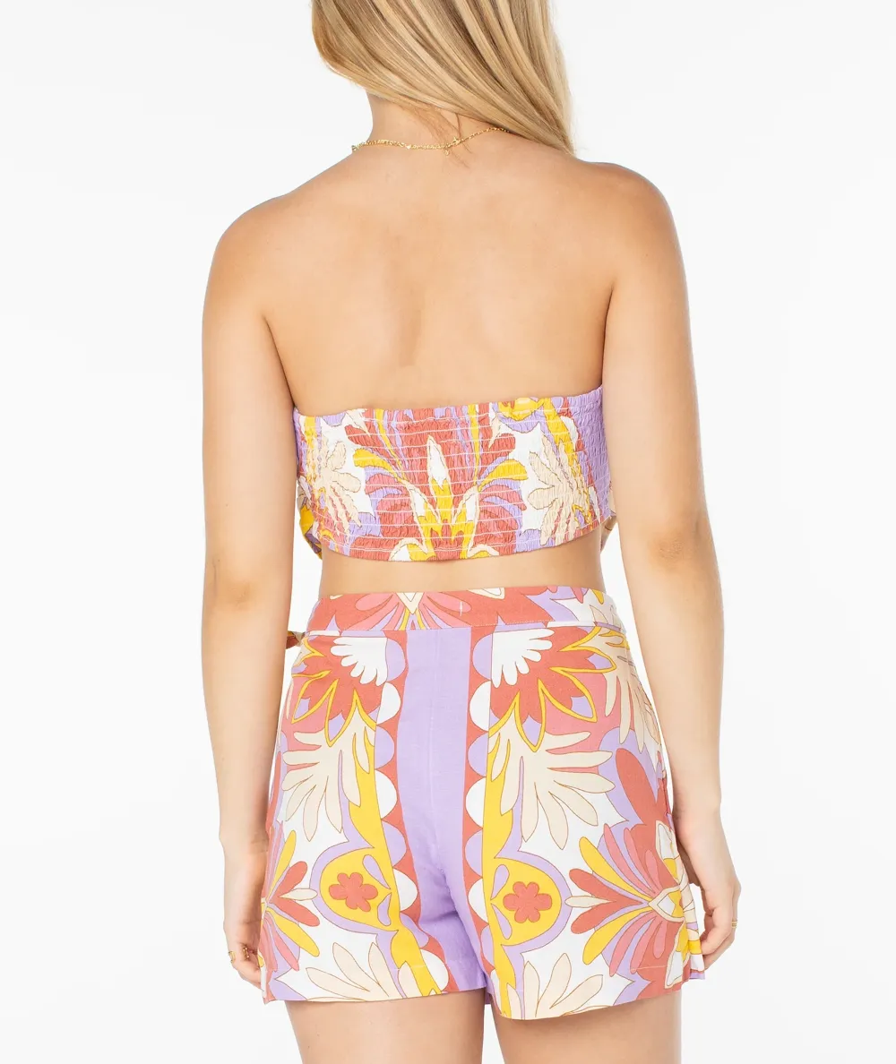 Cute Floral Vacation Style Vest
