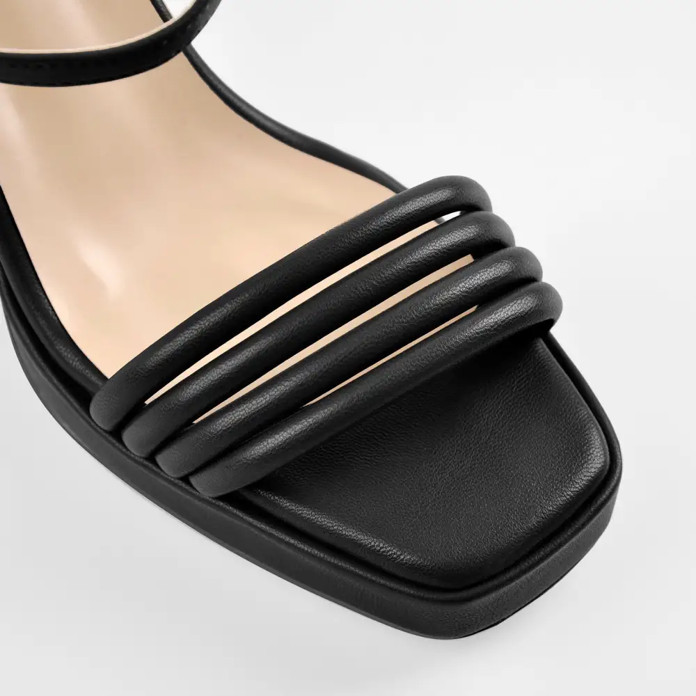 Platform Design Heel Ankle Strap Sandals