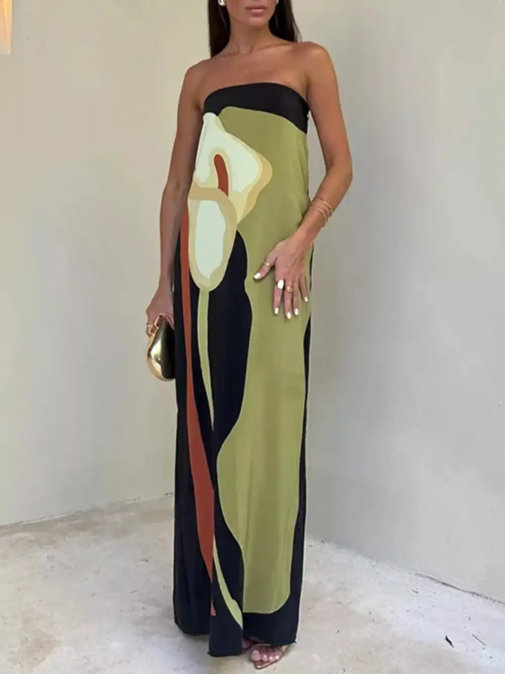 Strapless Maxi Dress