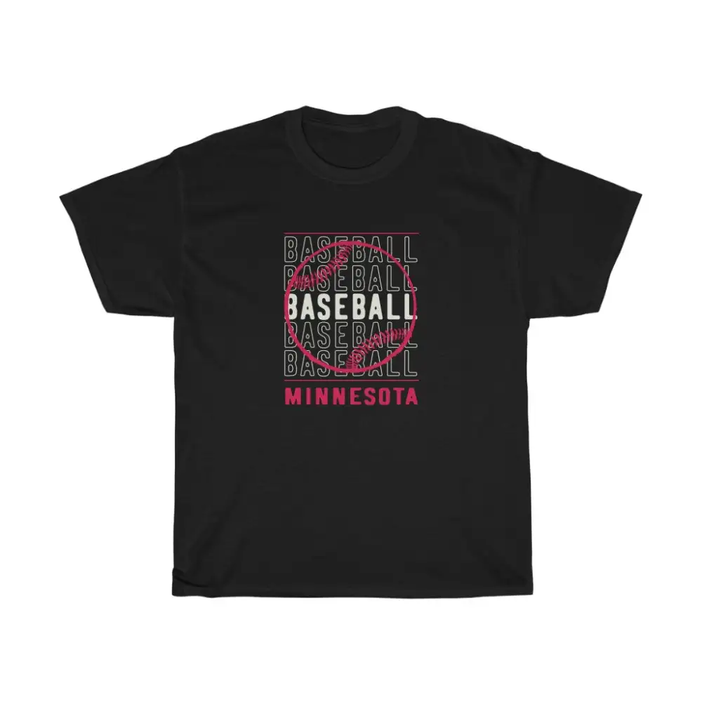 Baseball Minnesota with Baseball Graphic T-Shirt