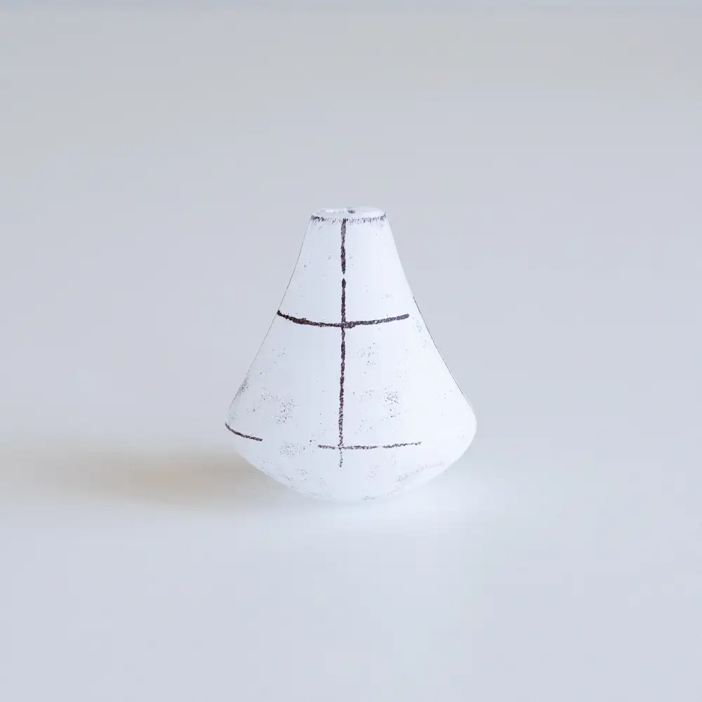Balanced Glass Bud Vase