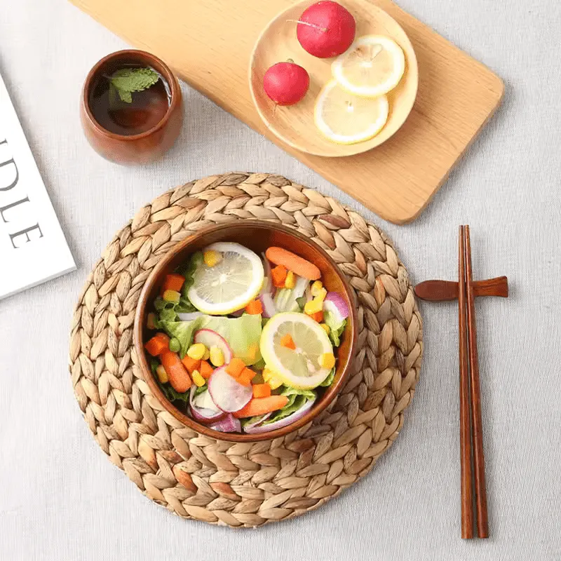 Jujube Wood Serving Bowl Set