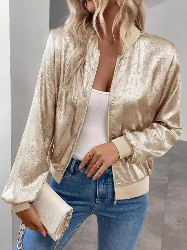 Modern Refined Zip-Up Jacket