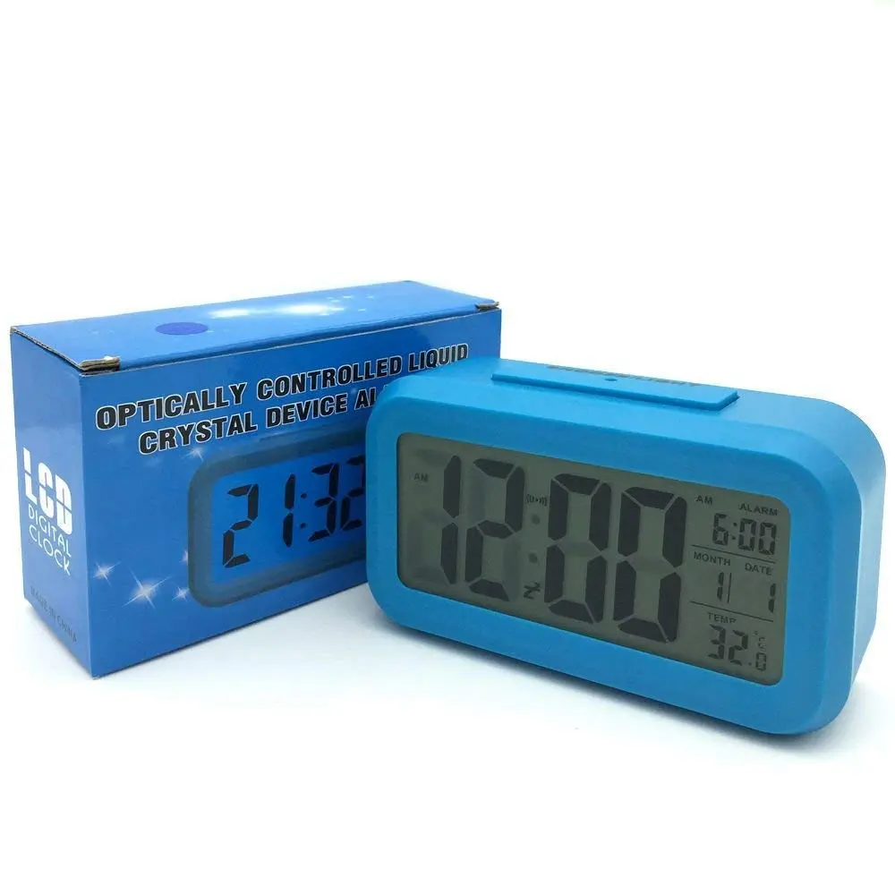 Black Optically Controlled Liquid Crystal Device Clock