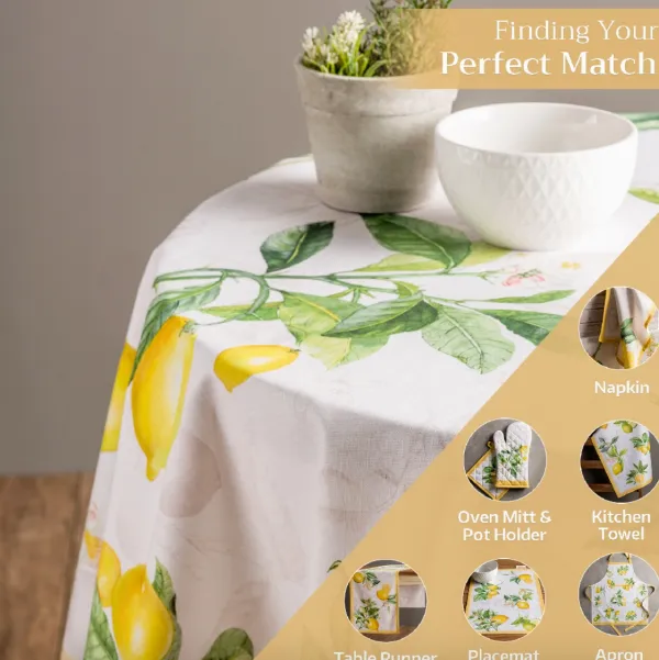 Limoncello Cotton Tablecloth