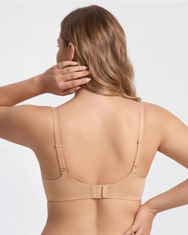 No Underwire Push-Up Plunge Bra