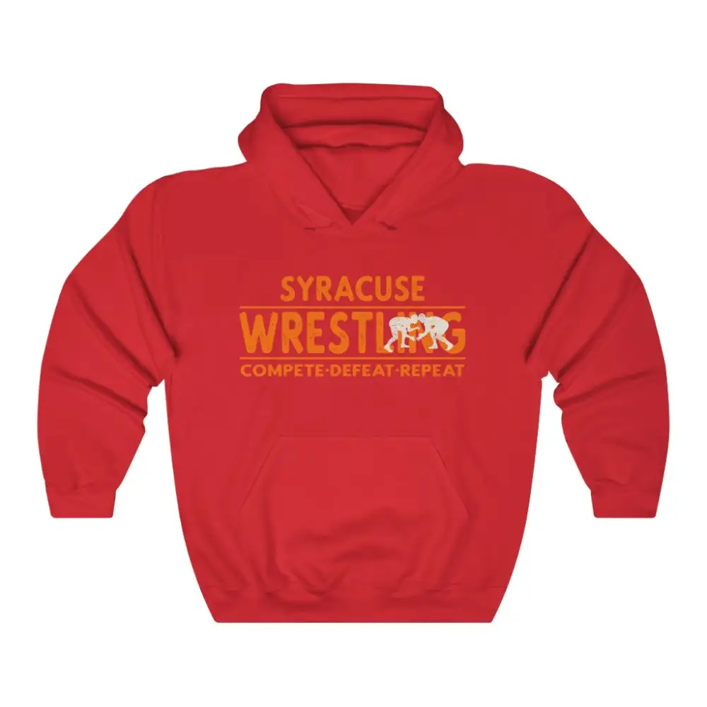 Motivational Text Wrestling Graphic Pullover Hoodie