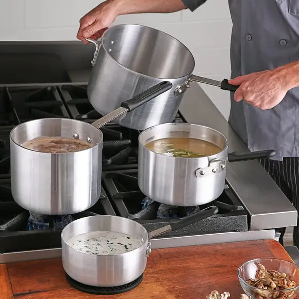 Everyday Aluminum Sauce Pan with Silicone Handle